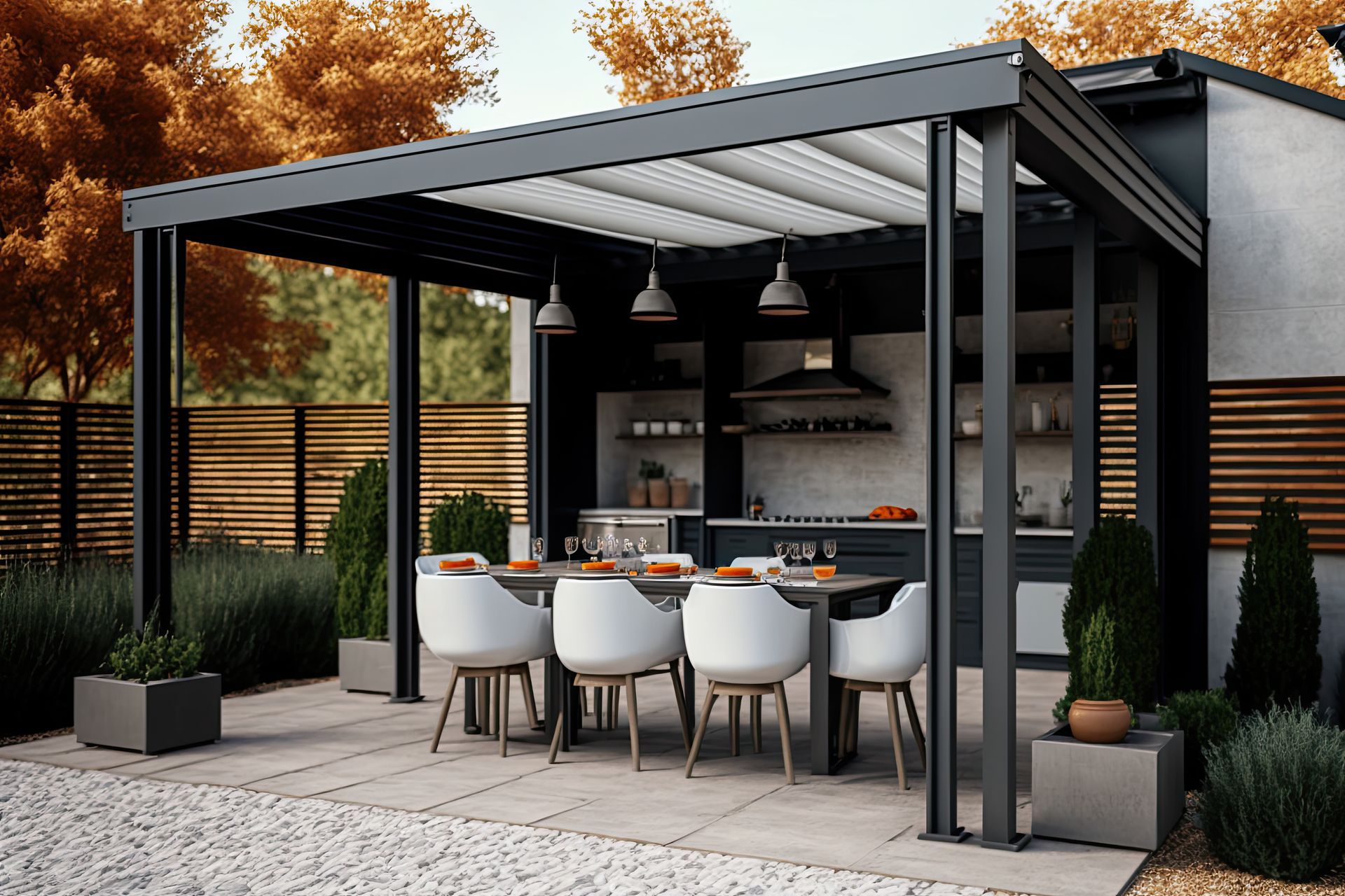 Metal deals patio awning